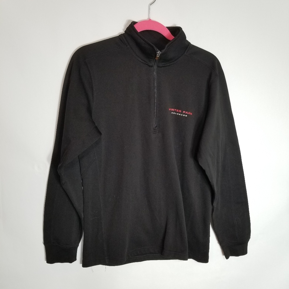 Outfitter Trading Co Performance Fleece Men's Medium Black Winter Park Colorado